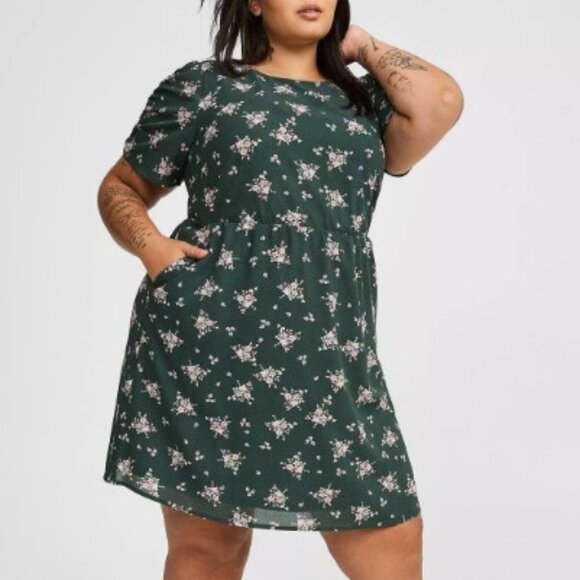 Mini Crew Neck Open Back Detail Dress - Picture 1 of 2